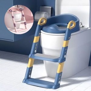 Детска WC седалка со скалила | KIDDISTEP