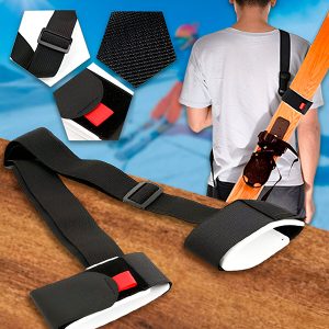 Прилагодлива раменска торба за носење ски | SKITREK