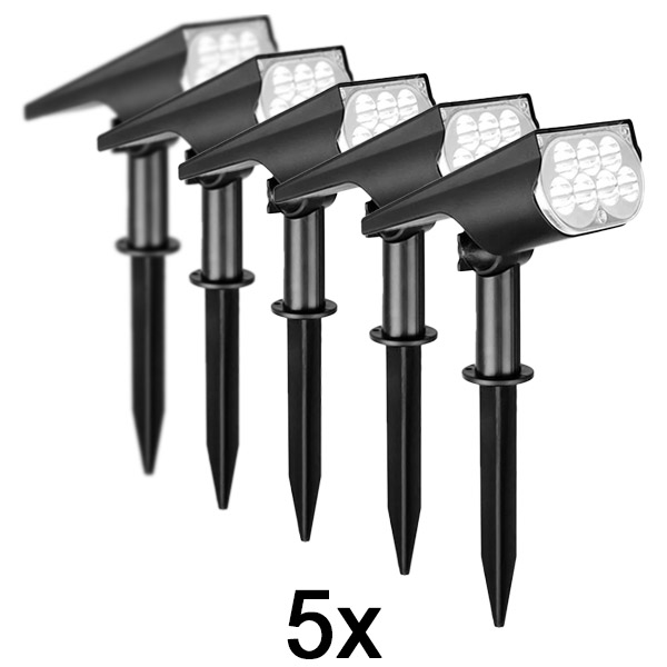 5x Надворешно соларно рефлекторско светло | SPOTIKE